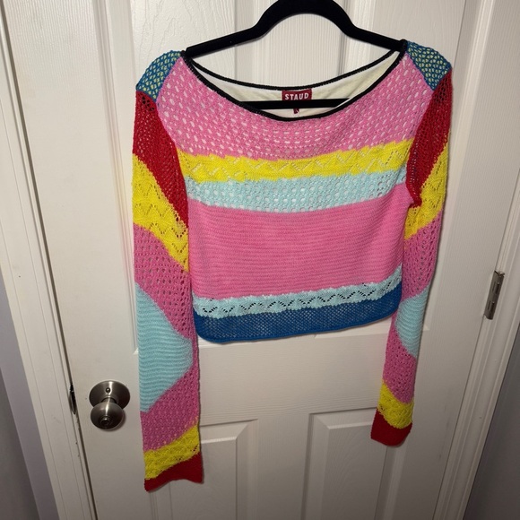 NWT Staud Rainbow Stripe Limousin Top - Picture 5 of 12